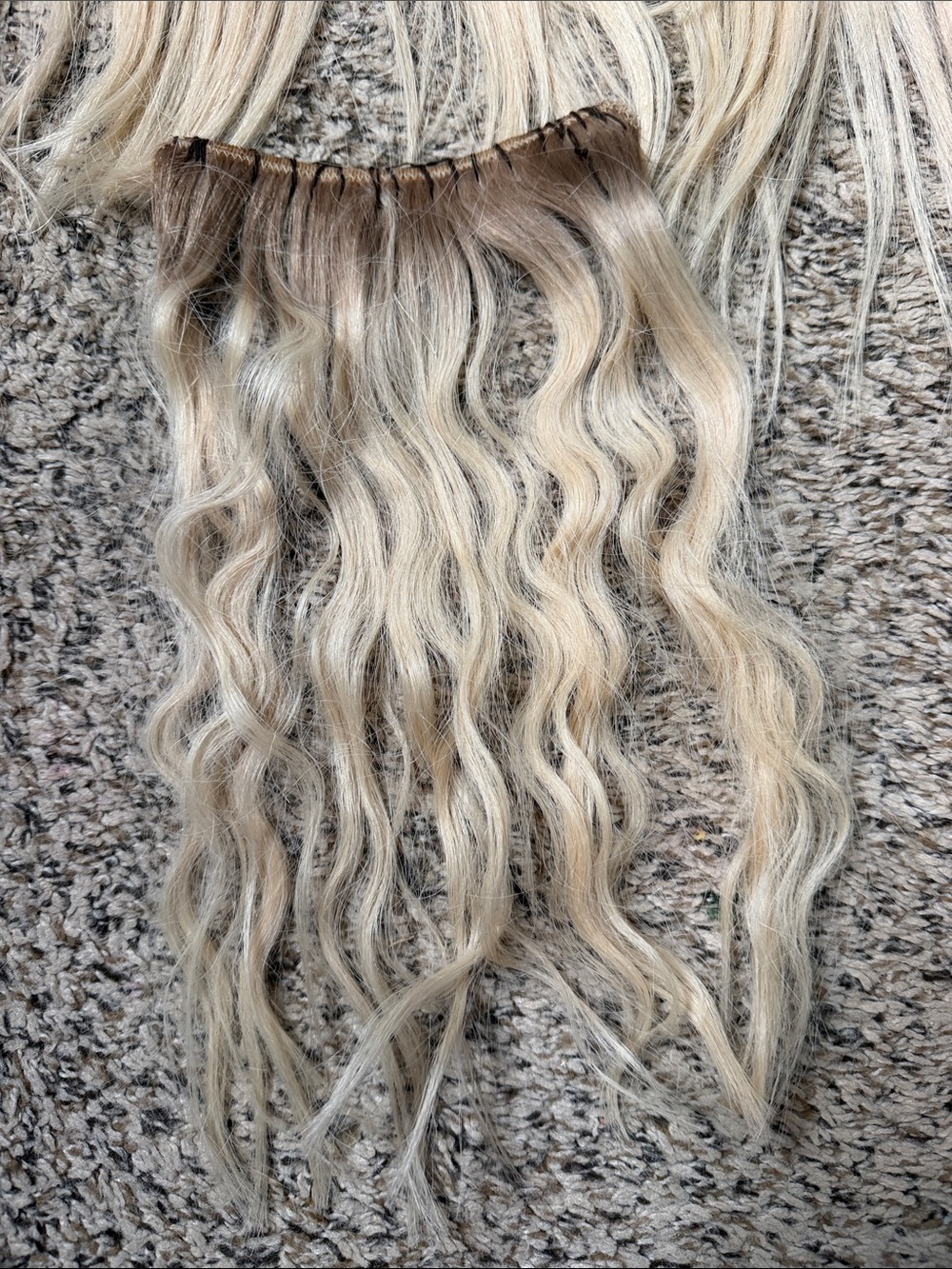 Bellami Remy Sew In Blonde Hair Extensions - Picture 3 of 8